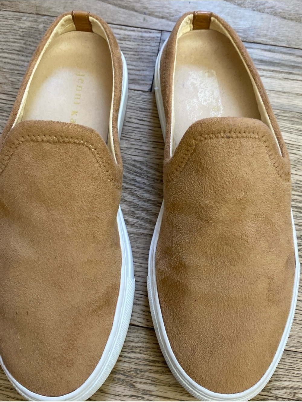 Jenni Kayne Suede Slip On Mules Made in Portugal  - Size 37